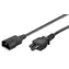 MicroConnect Verlängerungskabel C14 - C5 1,8m schwarz