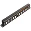 MicroConnect Metall-Kabelmanagementhalterung 19" für 1U-Rack schwarz