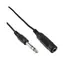 MicroConnect Verlängerungskabel Klinke 6,3mm (M) - Klinke 6,3mm (F) 5m schwarz