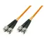 MicroConnect Cable ST/ST Multimode Duplex OM1 2m orange