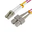 MicroConnect Cable LC/SC Multimode Duplex OM4 10m violett