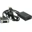 MicroConnect Konverter mit USB und Audiobuchse VGA (M) - HDMI (F) schwarz