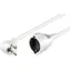 MicroConnect Schuko-Verlängerungskabel mit MF-Schutzkontaktstecker 10m weiß