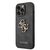 Guess PU 4G Metall Logo -Rückseite für Apple iPhone 14 Pro Max grau