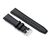 Niceboy Uhrenarmband 22 mm Leder Schwarz / Ersatzarmband für WATCH GTR & X-fit WATCH Pixel & X-fit Coach