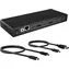 Icy Box IB-DK2245AC schwarz / Dockingstation / USB-A / USB-C / 3,5-mm-Klinke / DP / HDMI / RJ45