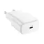 Forever TC-01 USB-C 20W Schnelles Netzwerkladegerät weiß / 1x USB-C