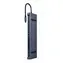 Gembird A-CM-COMBO10-01 / HUB 10V1 / HDMI / VGA / USB-A / USB-C / RJ45 / 3,5 mm / Kartenleser
