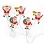 Solight LED-Fensterkette - Weihnachtsmann / 6x LED / Sauger / 120cm / 2x AA