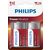 Philips Batterie D Power Alkaline - 2 Stk