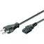 Goobay 93617 IEC-Anschlusskabel 2 m schwarz