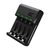 Green Cell GC VitalCharger Haushaltsbatterie / Batterieladegerät / bis zu 4 AAA- oder AA-Batterien / USB