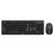 Philips SPT6307BL schwarz / Kabelloses Tastatur- und Mausset / Membran / optisch / 1600 DPI / USB-A 