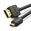 Ugreen Micro HDMI - HDMI (MM) Kabel 4K 3D 2m schwarz