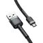 Baseus CAMKLF-BG1 Kabel USB-A (M) - Micro-USB (M) 1 m schwarz-grau