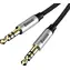 Baseus CAM30-CS1 Kabel Klinke 3,5 mm (M) - Klinke 3,5 mm (M) 1,5 m schwarz-grau