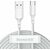 Baseus TZCATZJ-02 Kabelset USB-A (M) - USB-C (M) 1,5 m weiß / 2 Stk