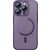 Baseus ARMC010905 Glitzer-Magnethülle für Apple iPhone 14 Pro Max Lila / + Schutzglas / + Reinigungsset