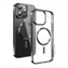 Swissten CLEAR JELLY MagStick METALLIC Hülle für Apple iPhone 12/12 Pro schwarz 