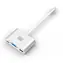 BOX Products Adapter USB-C (M) - VGA (F) &USB-C (F) & USB-A (F) 0,12 m Silber