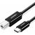 Ugreen Kabel USB-C 2.0 (M) - USB-B 2.0 (M) 2m schwarz 