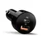 Genius PD-36AC-Car schwarz / Schnelles Autoladegerät / 36W / USB-C PD3.0 / USB-A QC3.0