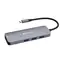 Verbatim Multiport Hub CMH-08 USB-C grau / Dockingstation / 3x USB-A / USB-C / 2x HDMI / SD