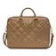 Guess PU Quilted 4G Metal Logo Computertasche 15/16" braun
