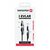 Swissten KEVLAR Datenkabel 4in1 USB-C (M) - USB-A (M) - Lightning (M) 1,5m schwarz / 60W / 3A 