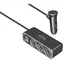 YENKEE YAC 440 schwarz / Autoladegerät schwarz / 3x 12V / 1x USB-A