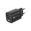 MyPhone SwiftCharge Duo schwarz / Netzladegerät / 20W / USB-A & USB-C