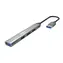 Marvo UH-ATC01 silber / USB-Hub / 1x USB-A 3.0 / 3x USB-A 2.0