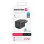 Swissten Netzwerkadapter GaN USB-C/USB-A schwarz / 20W / QC / PD