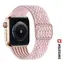 Swissten Nylonarmband mit Schnalle für Apple Watch 38/40/41 mm rosa