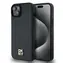 DKNY PU Leder Repeat Pattern Stack Logo Magsafe Back Cover für Apple iPhone 13 Schwarz