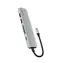 Epico 6in1 Aluminium Hub 8K mit USB-C Silber
