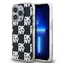 DKNY PC/TPU Karomuster-Rückseite für Apple iPhone 15 Pro Max Schwarz