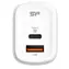 Silicon Power Boost Ladegerät weiß / Ladegerät / USB-A / USB-C / 30W / QC / PD