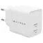 Hyper HyperJuice GaN USB-C Ladegerät 35W weiß / 2x USB-C / PD