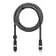 Rolling square inCharge XL 3M schwarz / Lade- und Datenkabel 6in1 / USB / USB-C / Lightning / MicroUSB / 100W