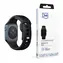 3mk Silikon-Uhrenarmband für Apple 38/40/41 mm, Schwarz