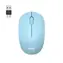 PORT CONNECT Wireless COLLECTION Cyan / kabellose Maus / USB-A/USB-C-Dongle / 2,4 GHz / 1600 DPI