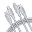 VOLTME Powerlink Rugg Series CTC-Kabel USB-C(M) 5A/100W 1,8m grau / 2x USB-C(M)