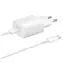 Samsung EP-TA800EWE 25W-Adapter + USB-C-Kabel (Bulk) weiß / USB-C-Ladegerät / 25W / Mit Kabel  