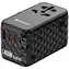 Verbatim UTA-10 Universal-Reiseadapter / 2x USB-C PD 100 W / USB-C PD 65 W / USB-A QC 3.0
