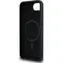 Karl Lagerfeld Liquid Silicone K&CH Heads MagSafe Back Cover für iPhone 16e schwarz