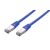 C-tech Patchkabel Cat5e FTP-Kabel 1 m blau