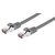C-tech Patchkabel Cat6 FTP 0,25 m grau