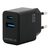 Mobilis Wall Charger 30W schwarz / Ladegerät / 1x USB-A / 1x USB-C 