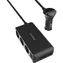 YENKEE YAC 450 schwarz / Autoladeadapter / 4X USB-A / 3x 12V Ausgang / 1 m